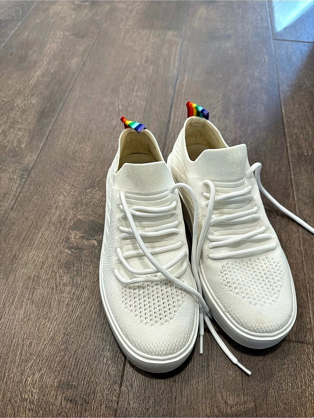 Steve Madden Brixie White Sneakers Size 6.5